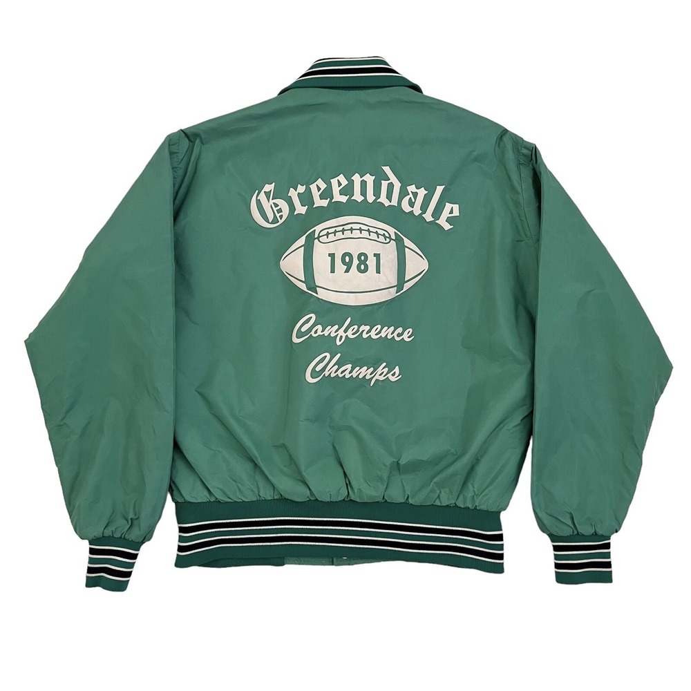 VTG Greendale 1981 Conference Champs Football Jacket RIPON AWARD CARL DORHLING